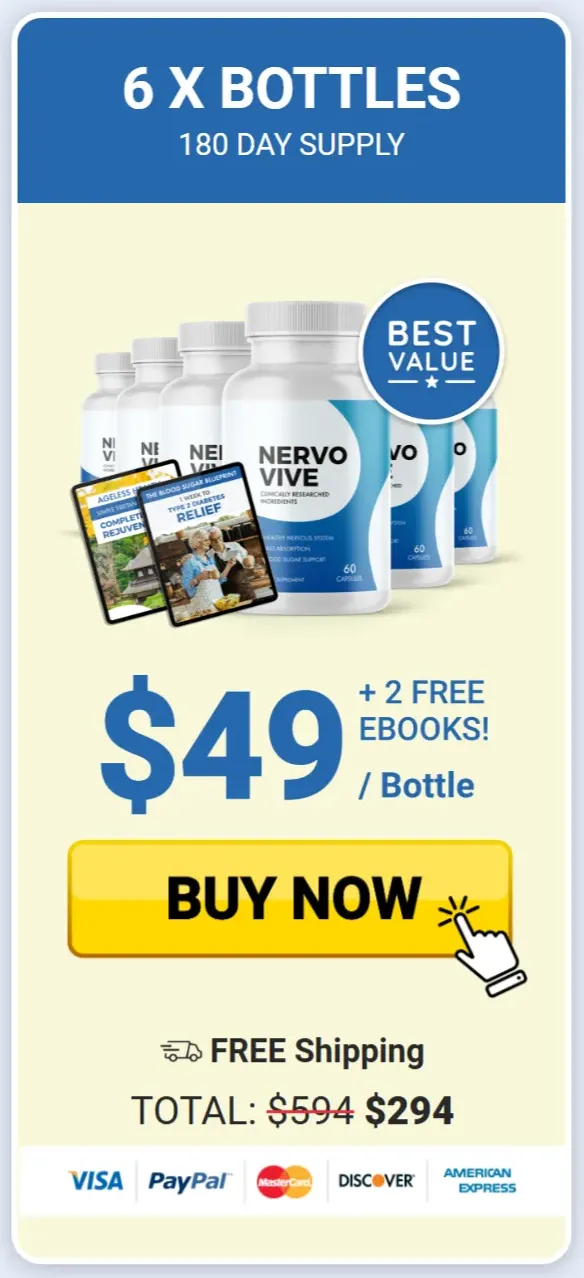Nervovive price 6 bottle